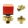 Hotowell DH IP65 Latón Forjado DN15/20/25/32/40 BSP NPT Válvula de Bola Motorizada