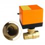 Hotowell EG IP54 BSP G1/2 G3/4 G1 G1.1/4 Room Temperature Control Motorized Ball Valves