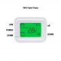 Termostato inteligente T6865 Control Termostato de ambiente con válvula modulante Pantalla LCD de doble sensor