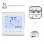 Hotowell BACnet Smart Home Thermostat 2 Pipe Proportional Valve Ac Thermostat Time Display Function