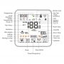 Two-Stage Cooling Programmable Thermostat Digital Thermostat Keycard Remote Sensor