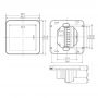 Two-Stage Cooling Programmable Thermostat Digital Thermostat Keycard Remote Sensor